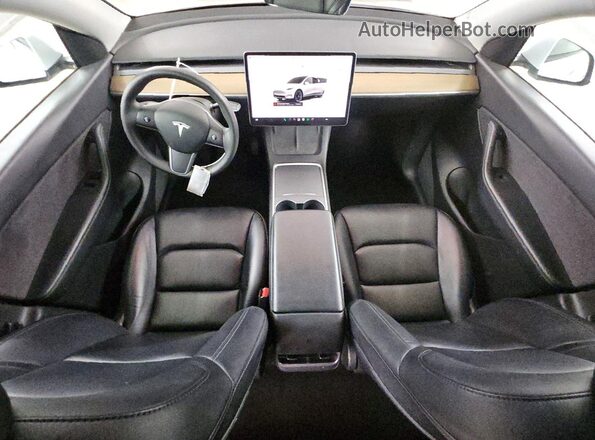 7SAYGDEE9NF481355 2022 TESLA MODEL White Dashboard view