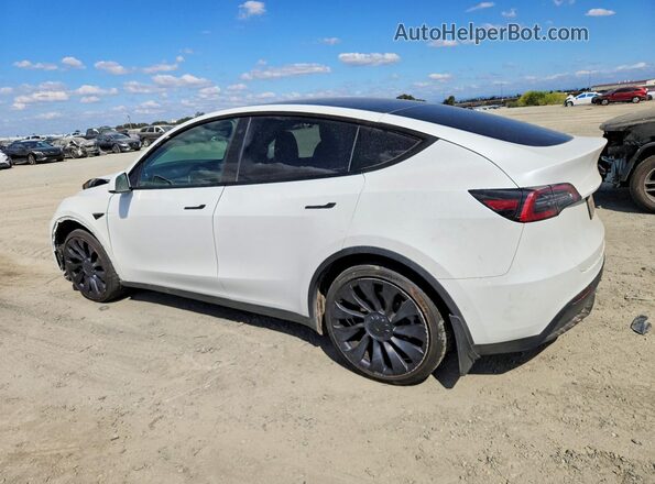 7SAYGDEE9NF504553 2022 TESLA MODEL White Задня ліва чверть