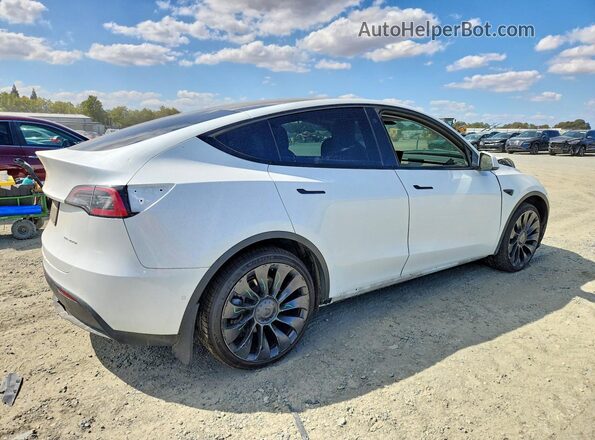 7SAYGDEE9NF504553 2022 TESLA MODEL White Задня права чверть