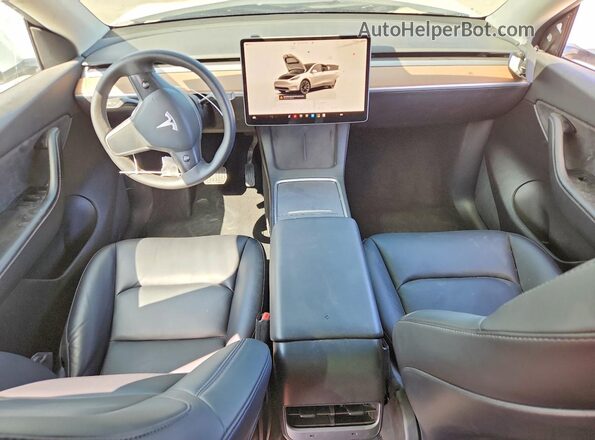 7SAYGDEE9NF504553 2022 TESLA MODEL White Вид панелі приладів