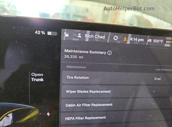 7SAYGDEE9TA414474 2026 TESLA MODEL Угольный Вид щитка приборов