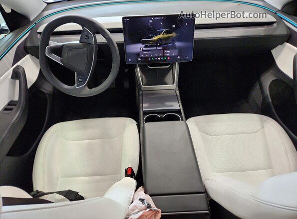 7SAYGDEE9TA414474 2026 TESLA MODEL Угольный Вид панели приборов
