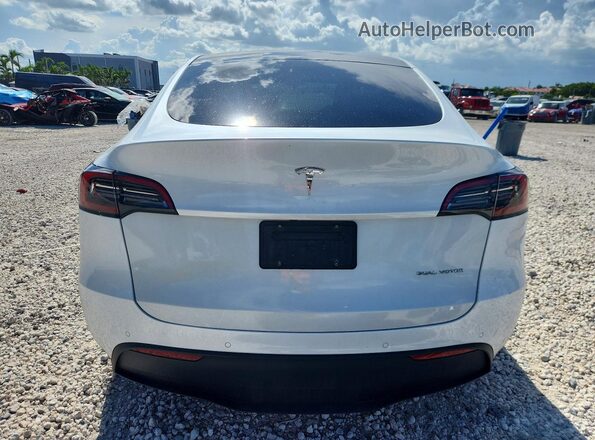 7SAYGDEEXNA018721 2022 TESLA MODEL Белый Вид сзади