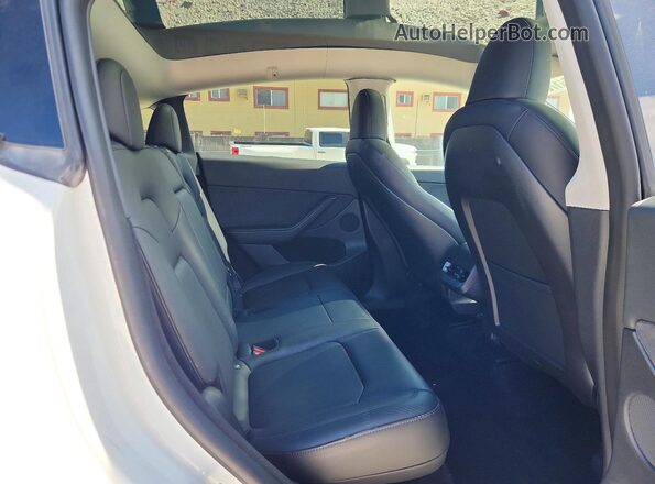 7SAYGDEEXNA018721 2022 TESLA MODEL Белый Вид задних сидений
