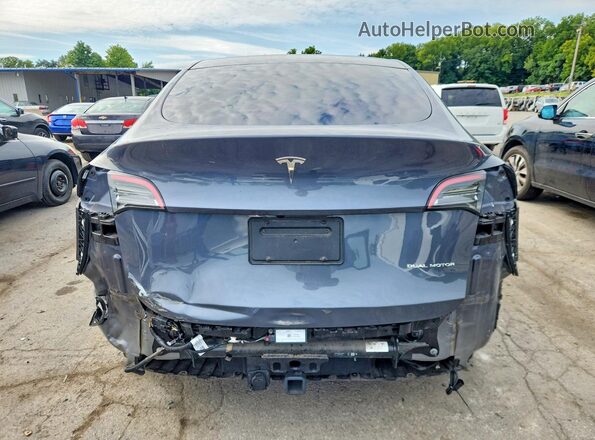 7SAYGDEEXNF563837 2022 TESLA MODEL Серый Вид сзади