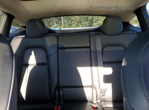 7SAYGDEEXPF609332 2023 TESLA MODEL Gray Rear seats view