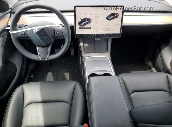 7SAYGDEEXRA323223 2024 TESLA MODEL Gray Առջևի վահանակի տեսք
