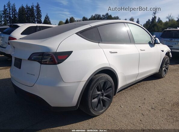 7SAYGDEEXSF238018 2025 TESLA MODEL Y White უკანა მარჯვენა