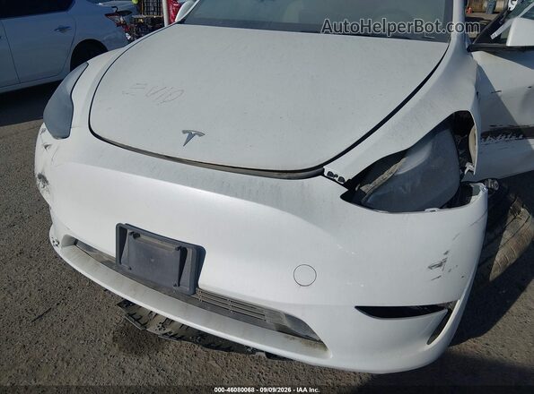 7SAYGDEEXSF238018 2025 TESLA MODEL Y White უკანა ხედი