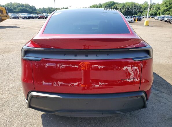 7SAYGDEEXTA676505 2026 TESLA MODEL Красный Вид сзади