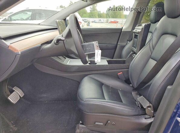 7SAYGDEF0NF357712 2022 TESLA MODEL Синий Вид салона спереди