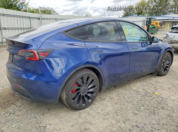 7SAYGDEF0NF357712 2022 TESLA MODEL Синий Задняя правая четверть