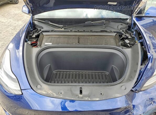 7SAYGDEF0NF357712 2022 TESLA MODEL Синий Вид задней части салона