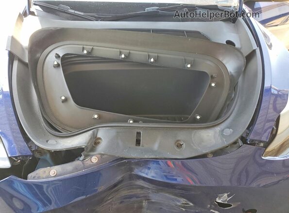 7SAYGDEF0PF660170 2023 TESLA MODEL Blue Սալոնի հետևի տեսք