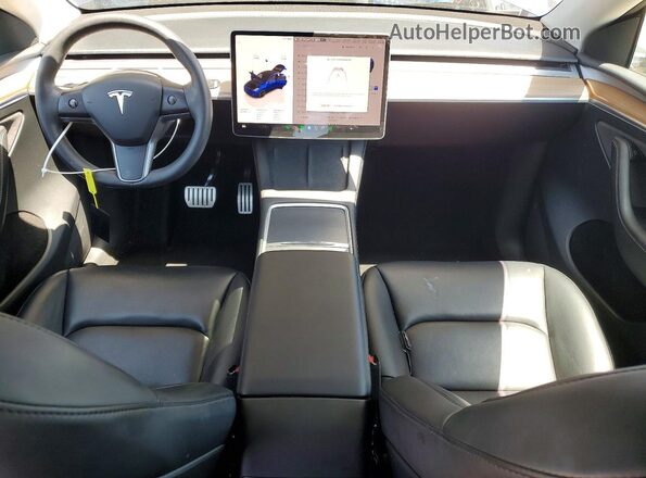 7SAYGDEF0PF660170 2023 TESLA MODEL Blue Առջևի վահանակի տեսք