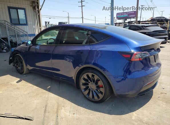 7SAYGDEF0PF660170 2023 TESLA MODEL Blue Հետևի ձախ