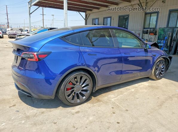 7SAYGDEF0PF660170 2023 TESLA MODEL Blue Հետևի աջ