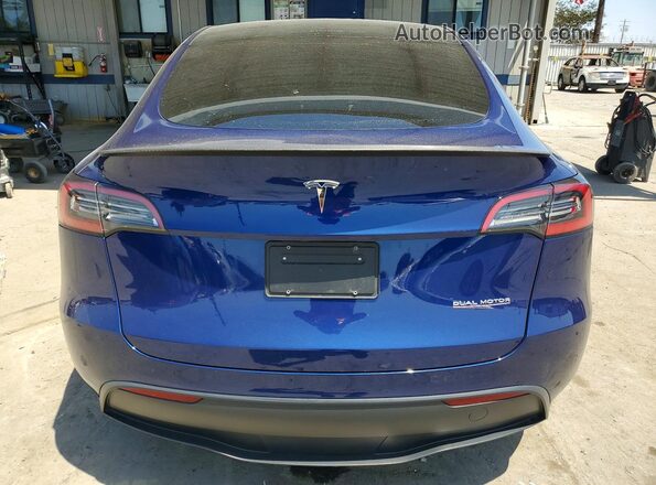 7SAYGDEF0PF660170 2023 TESLA MODEL Blue Հետևի տեսք