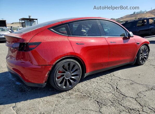 7SAYGDEF1PF977276 2023 TESLA MODEL Red Задня права чверть