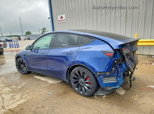 7SAYGDEF1RF027230 2024 TESLA MODEL Синий Задняя левая четверть