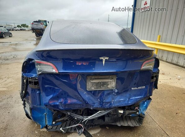 7SAYGDEF1RF027230 2024 TESLA MODEL Синий Вид сзади