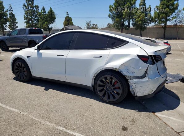 7SAYGDEF2NF336246 2022 TESLA MODEL White Rear left