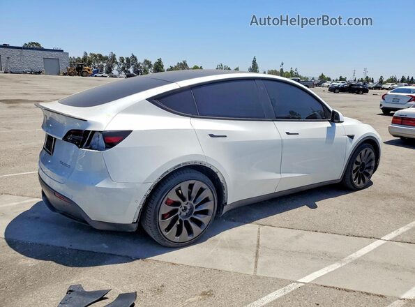 7SAYGDEF2NF336246 2022 TESLA MODEL White Rear right