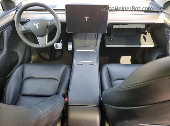 7SAYGDEF2PF646707 2023 TESLA MODEL Синий Вид панели приборов