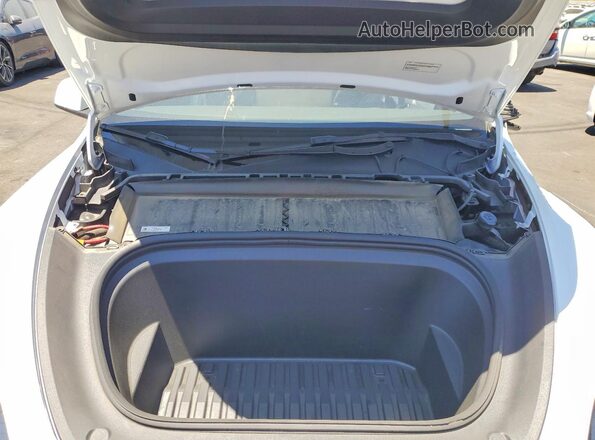 7SAYGDEF2PF713869 2023 TESLA MODEL White Engine compartment view