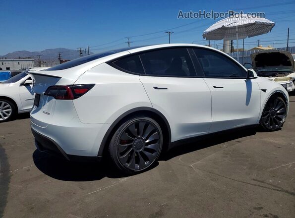 7SAYGDEF2PF713869 2023 TESLA MODEL White Rear right