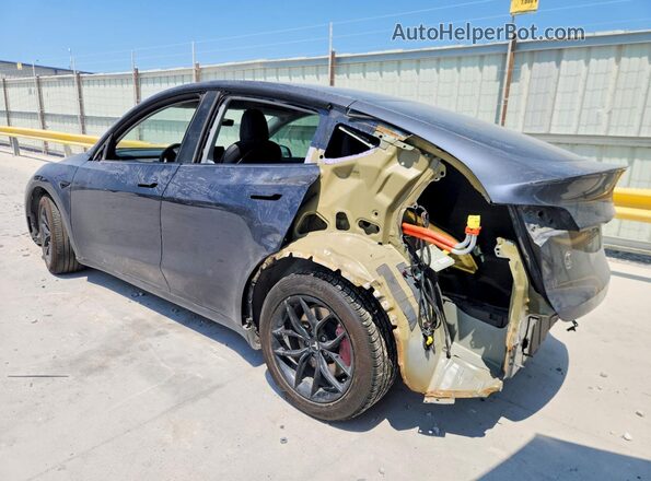 7SAYGDEF3NF467377 2022 TESLA MODEL Gray Rear left