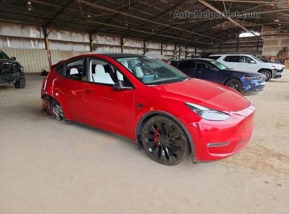 7SAYGDEF3NF558018 2022 TESLA MODEL Red წინა მარჯვენა