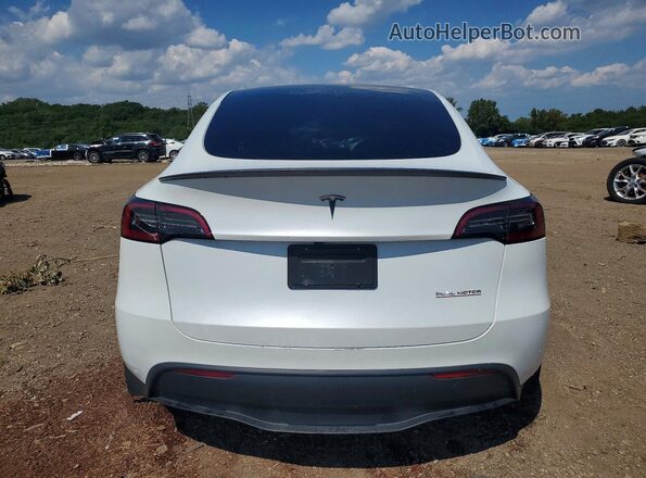 7SAYGDEF3RA299243 2024 TESLA MODEL Белый Вид сзади