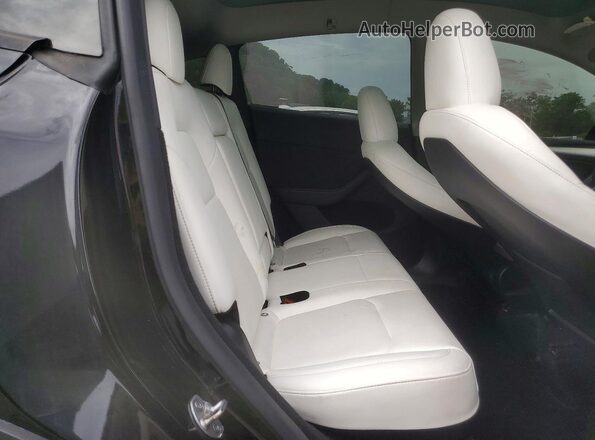 7SAYGDEF4RA269099 2024 TESLA MODEL Black უკანა სავარძლების ხედი