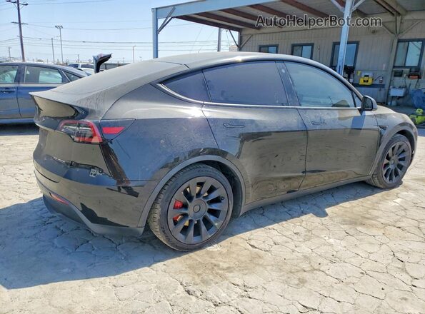7SAYGDEF5NF345314 2022 TESLA MODEL Black უკანა მარჯვენა