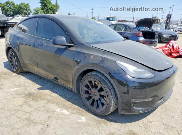 7SAYGDEF5NF345314 2022 TESLA MODEL Black წინა მარჯვენა