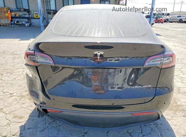 7SAYGDEF5NF345314 2022 TESLA MODEL Black უკანა ხედი