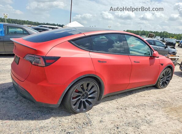 7SAYGDEF5NF382752 2022 TESLA MODEL Red Հետևի աջ
