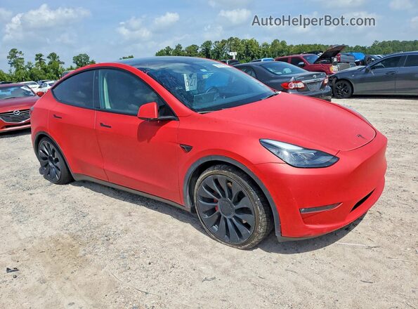 7SAYGDEF5NF382752 2022 TESLA MODEL Red Առջևի աջ
