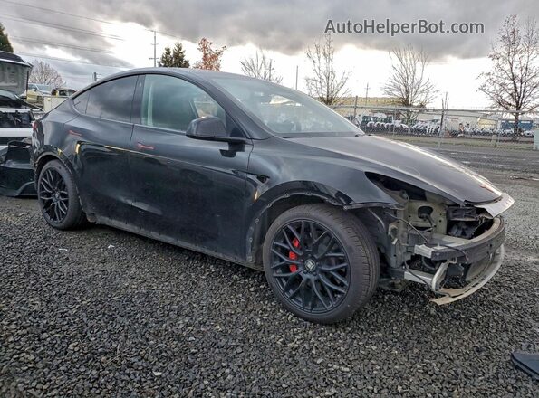 7SAYGDEF5NF398627 2022 TESLA MODEL Black Передня права чверть