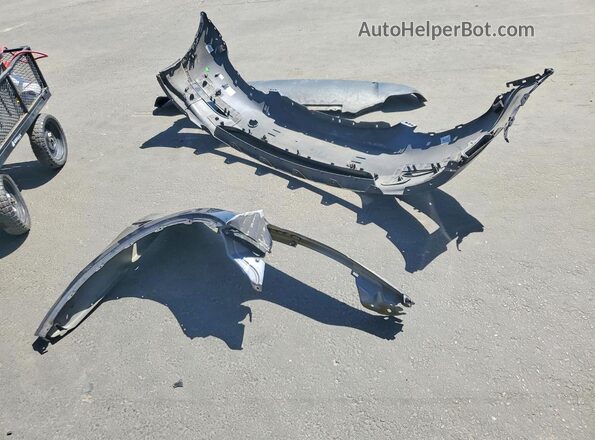 7SAYGDEF5NF439046 2022 TESLA MODEL Gray Widok naklejki z numerem VIN