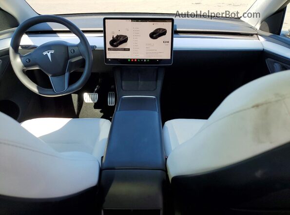 7SAYGDEF5PF741133 2023 TESLA MODEL Black Vista del salpicadero