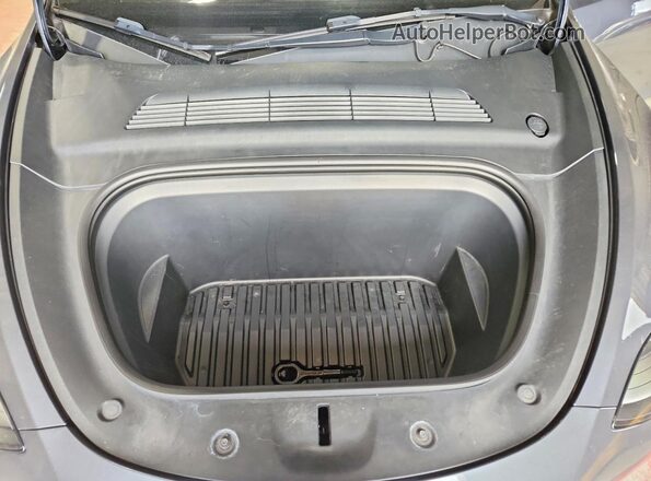 7SAYGDEF6NF377219 2022 TESLA MODEL Charcoal Rear interior view