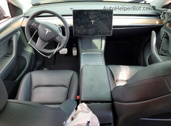7SAYGDEF6RF048798 2024 TESLA MODEL Gray Vista del salpicadero