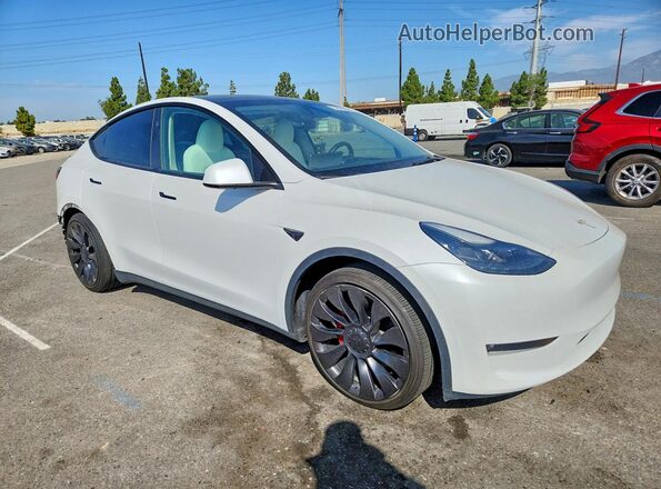 7SAYGDEF6RF113813 2024 TESLA MODEL White Delantero derecho