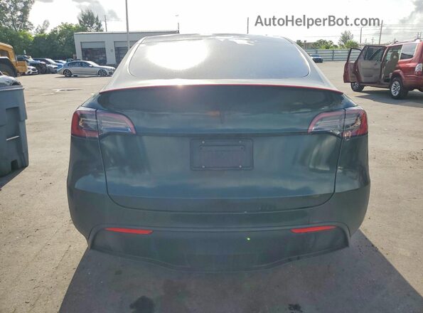 7SAYGDEF7NF536619 2022 TESLA MODEL Зеленый Вид сзади