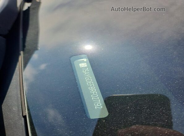 7SAYGDEF8RF027192 2024 TESLA MODEL Gray Rear interior view