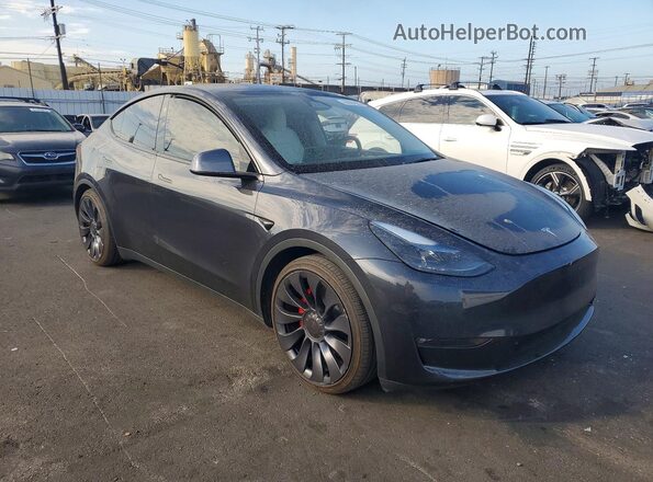 7SAYGDEF8SF307538 2025 TESLA MODEL Угольный Передняя правая четверть