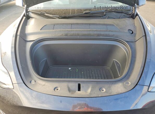 7SAYGDEF8SF307538 2025 TESLA MODEL Угольный Вид задней части салона