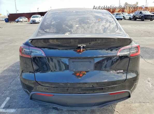 7SAYGDEF9NF393673 2022 TESLA MODEL Black Вид ззаду